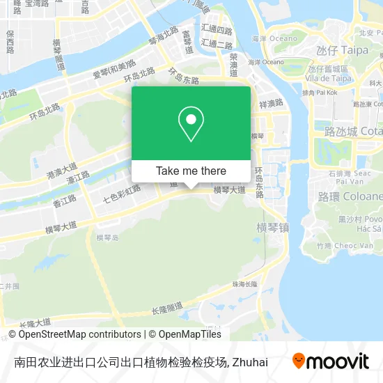 南田农业进出口公司出口植物检验检疫场 map
