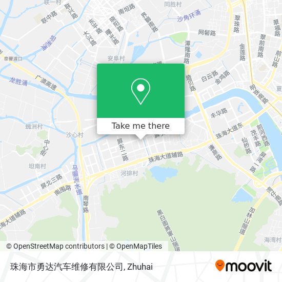 珠海市勇达汽车维修有限公司 map