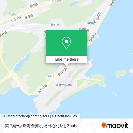 菜鸟驿站(珠海金湾机场田心村店) map