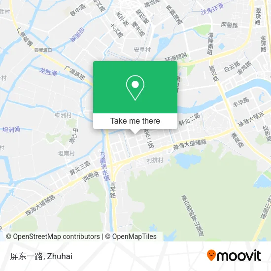 屏东一路 map