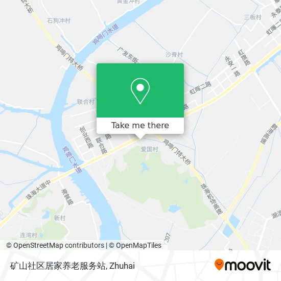 矿山社区居家养老服务站 map