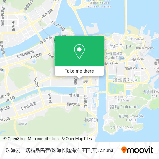 珠海云丰居精品民宿(珠海长隆海洋王国店) map