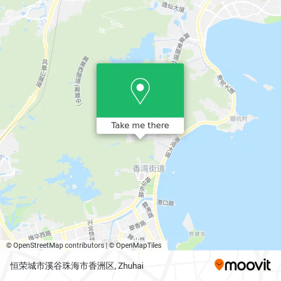 恒荣城市溪谷珠海市香洲区 map