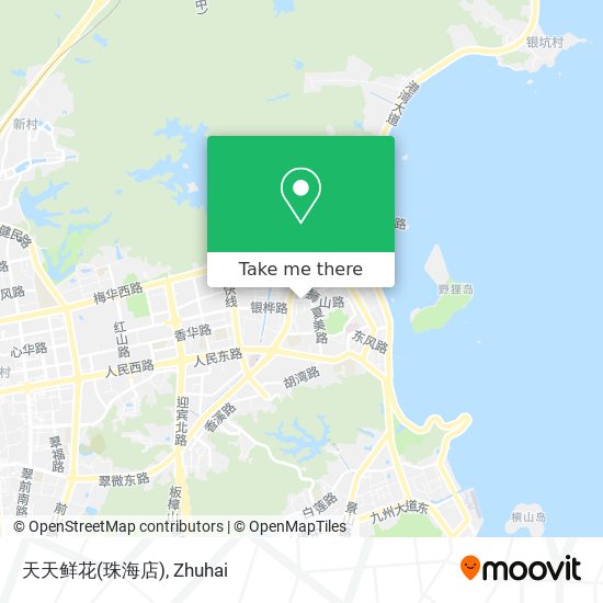 天天鲜花(珠海店) map