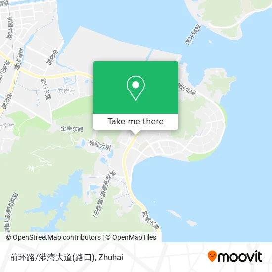 前环路/港湾大道(路口) map