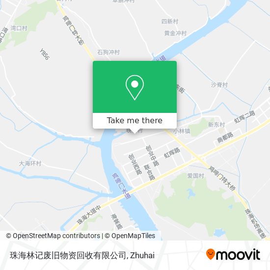 珠海林记废旧物资回收有限公司 map
