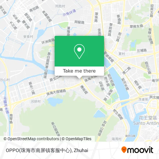 OPPO(珠海市南屏镇客服中心) map