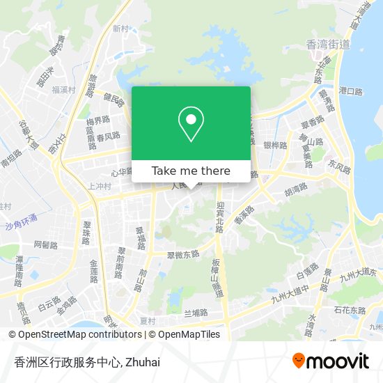 香洲区行政服务中心 map