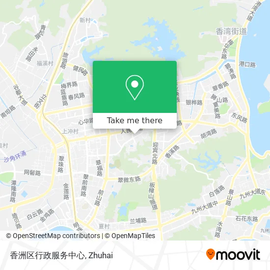 香洲区行政服务中心 map