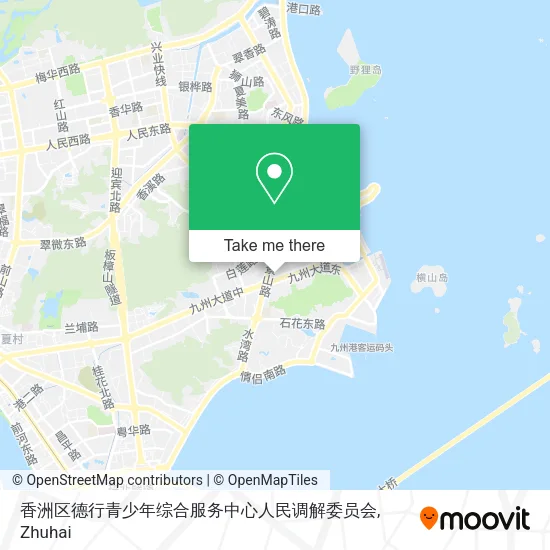 香洲区德行青少年综合服务中心人民调解委员会 map