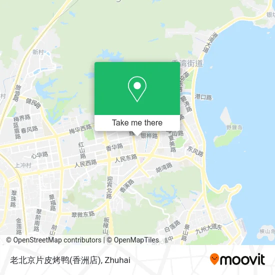 老北京片皮烤鸭(香洲店) map