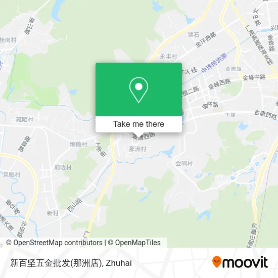 新百坚五金批发(那洲店) map