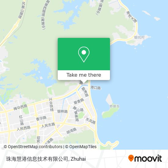 珠海慧港信息技术有限公司 map