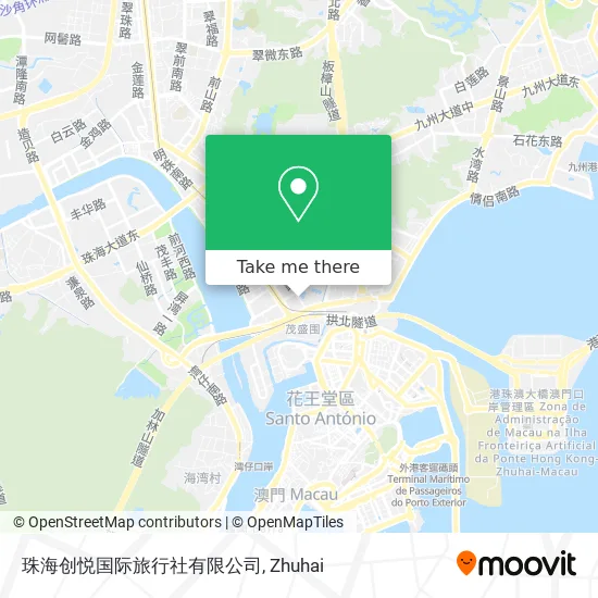 珠海创悦国际旅行社有限公司 map