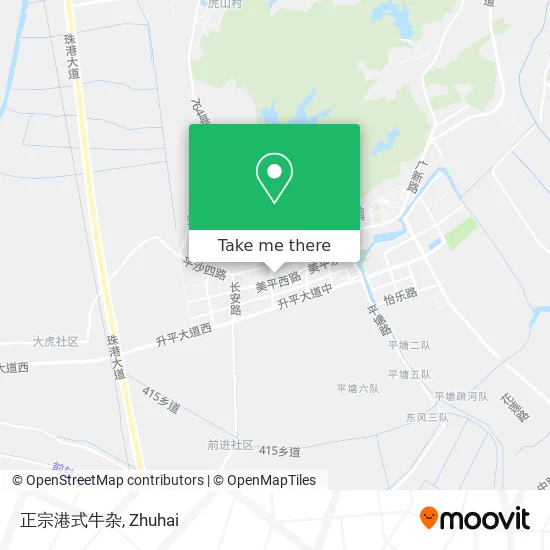 正宗港式牛杂 map