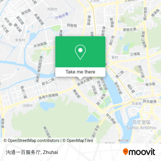 沟通一百服务厅 map