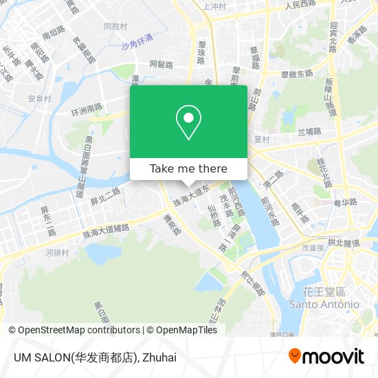 UM SALON(华发商都店) map
