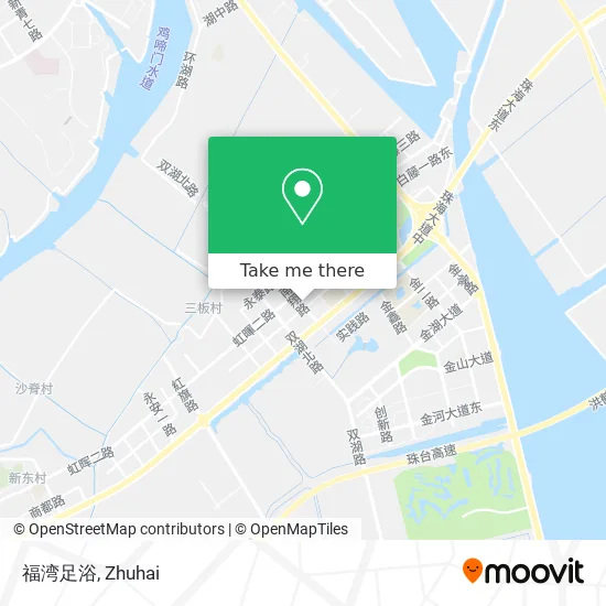 福湾足浴 map