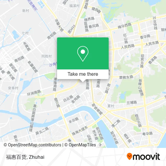 福惠百货 map