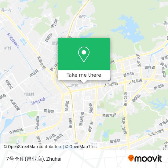 7号仓库(昌业店) map