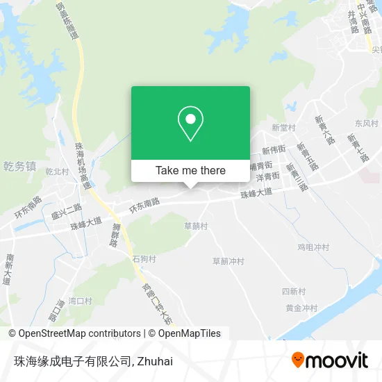 珠海缘成电子有限公司 map