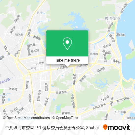中共珠海市委审卫生健康委员会员会办公室 map