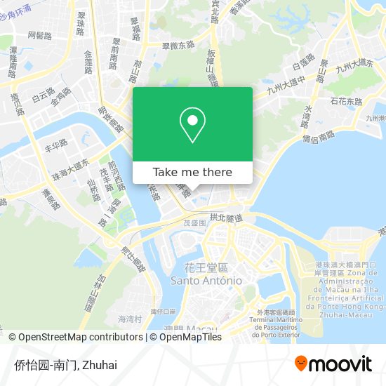 侨怡园-南门 map