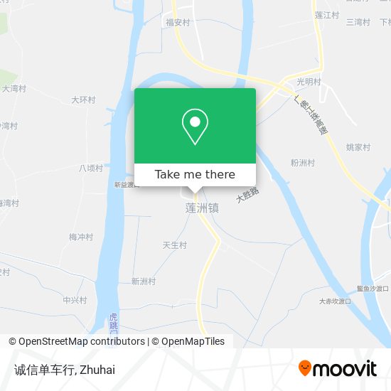 诚信单车行 map