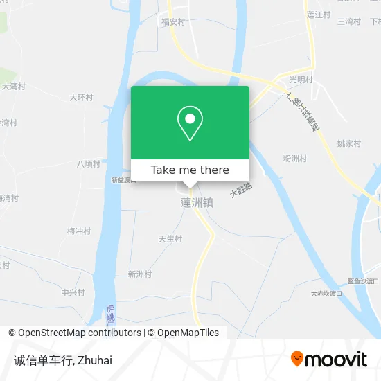 诚信单车行 map