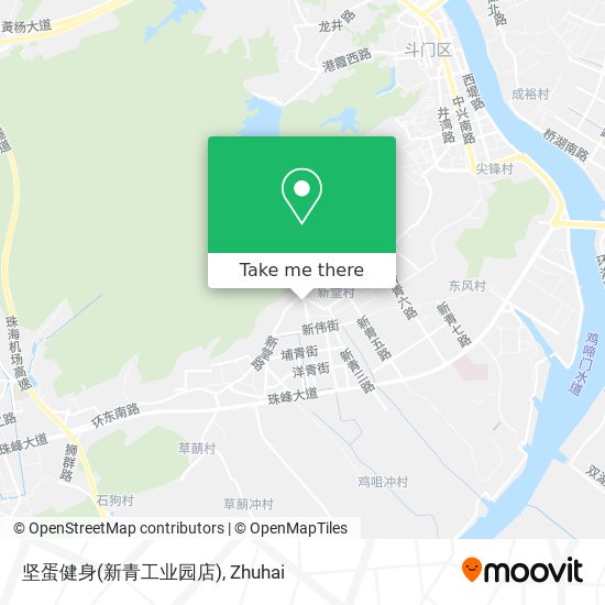 坚蛋健身(新青工业园店) map