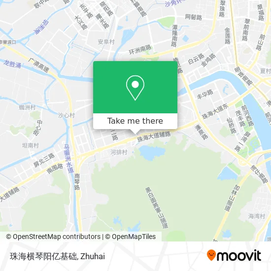 珠海横琴阳亿基础 map