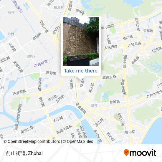 前山街道 map