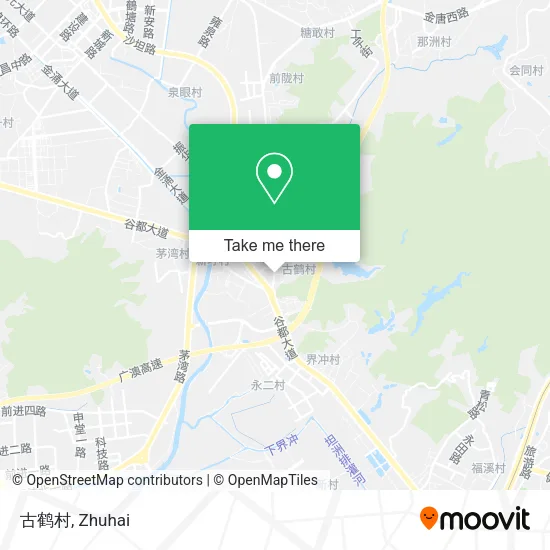 古鹤村 map
