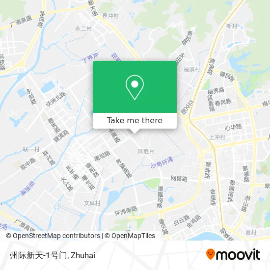 州际新天-1号门 map