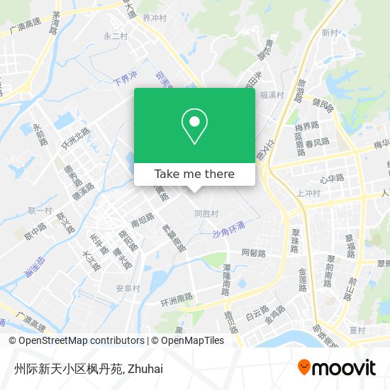 州际新天小区枫丹苑 map
