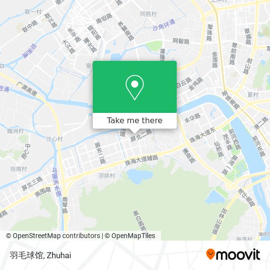 羽毛球馆 map