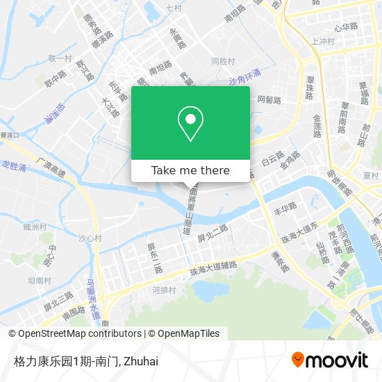 格力康乐园1期-南门 map