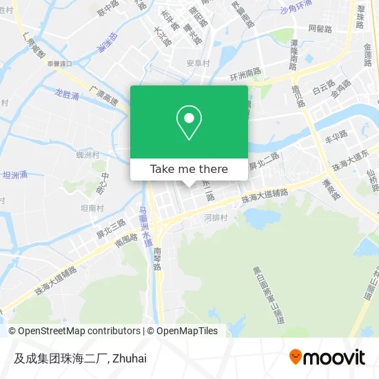 及成集团珠海二厂 map