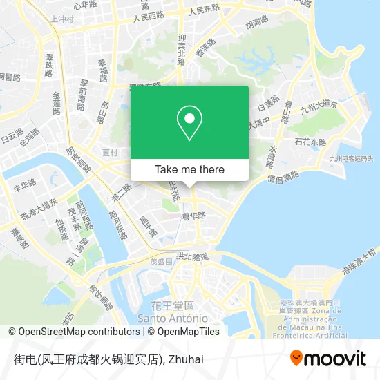 街电(凤王府成都火锅迎宾店) map