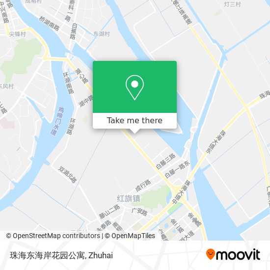 珠海东海岸花园公寓 map