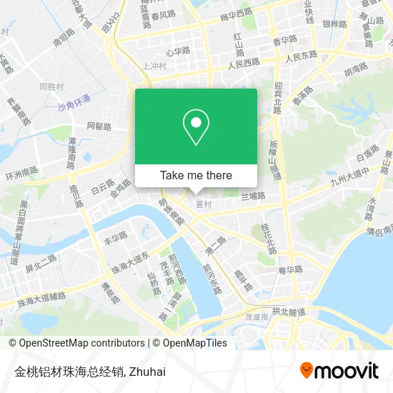 金桃铝材珠海总经销 map