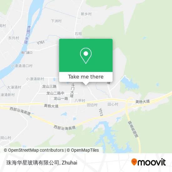 珠海华星玻璃有限公司 map