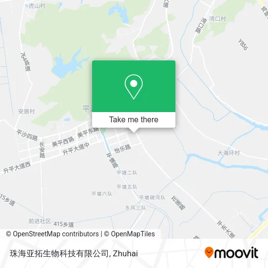 珠海亚拓生物科技有限公司 map