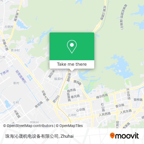 珠海沁晟机电设备有限公司 map