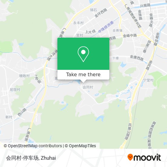 会同村-停车场 map