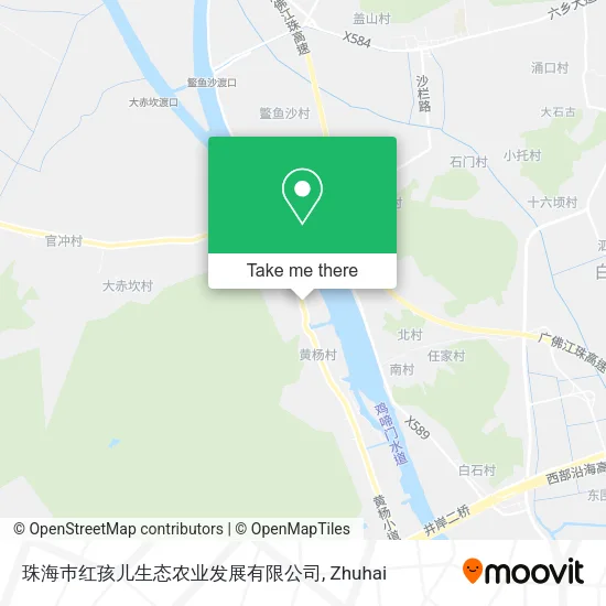 珠海巿红孩儿生态农业发展有限公司 map