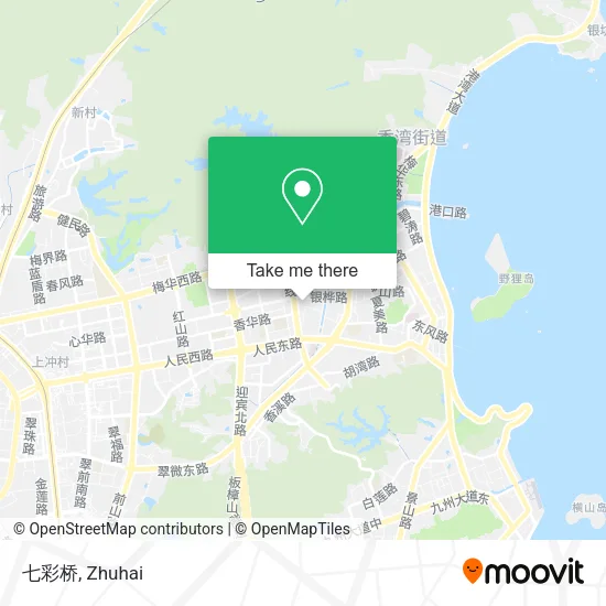 七彩桥 map