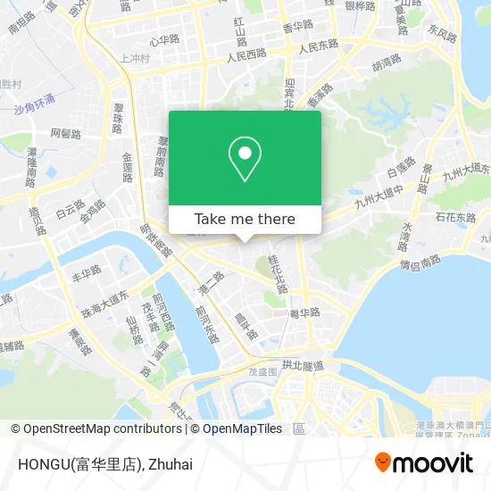 HONGU(富华里店) map