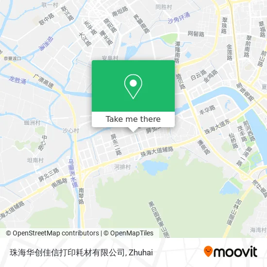 珠海华创佳信打印耗材有限公司 map