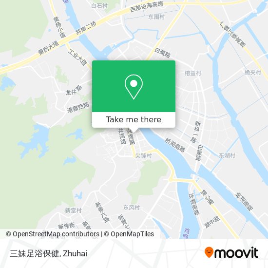 三妹足浴保健 map